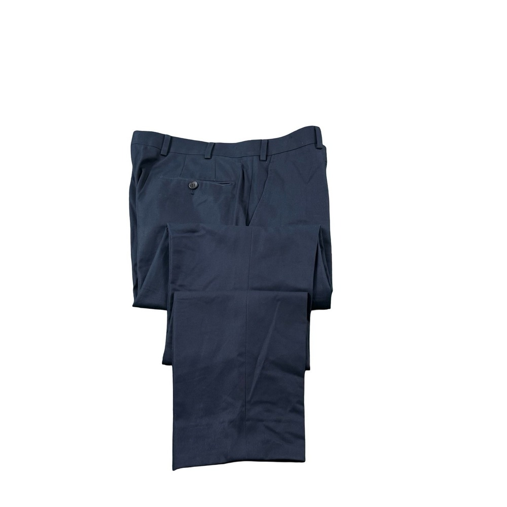 Suit Supply Milano Blue E Thomas Pure Cotton Mens Trouser Size 32x32